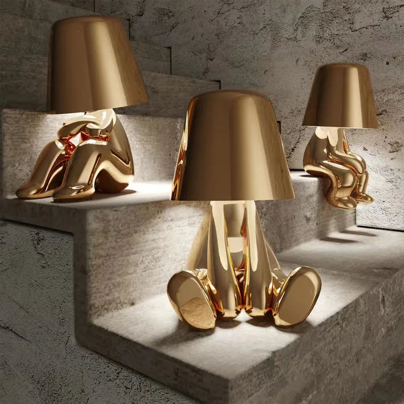 Mignos | Petites Lampes Dorées Qui Éclairent Vos Ambiances