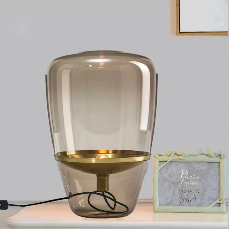 Kayla | Lampe de Table en Verre Moderne et Élégante