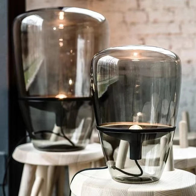 Kayla | Lampe de Table en Verre Moderne et Élégante