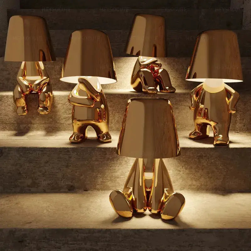 Mignos | Petites Lampes Dorées Qui Éclairent Vos Ambiances