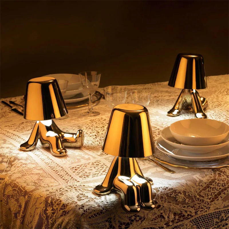 Mignos | Petites Lampes Dorées Qui Éclairent Vos Ambiances